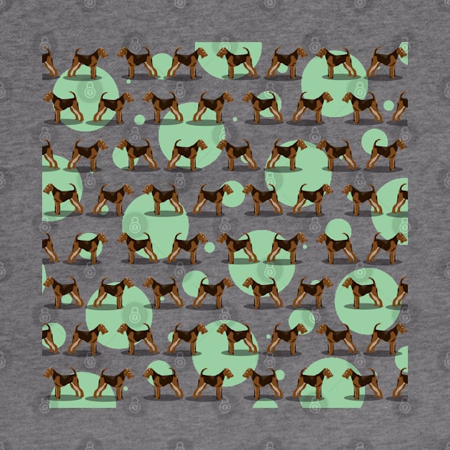 Airedale terrier pattern by mailboxdisco